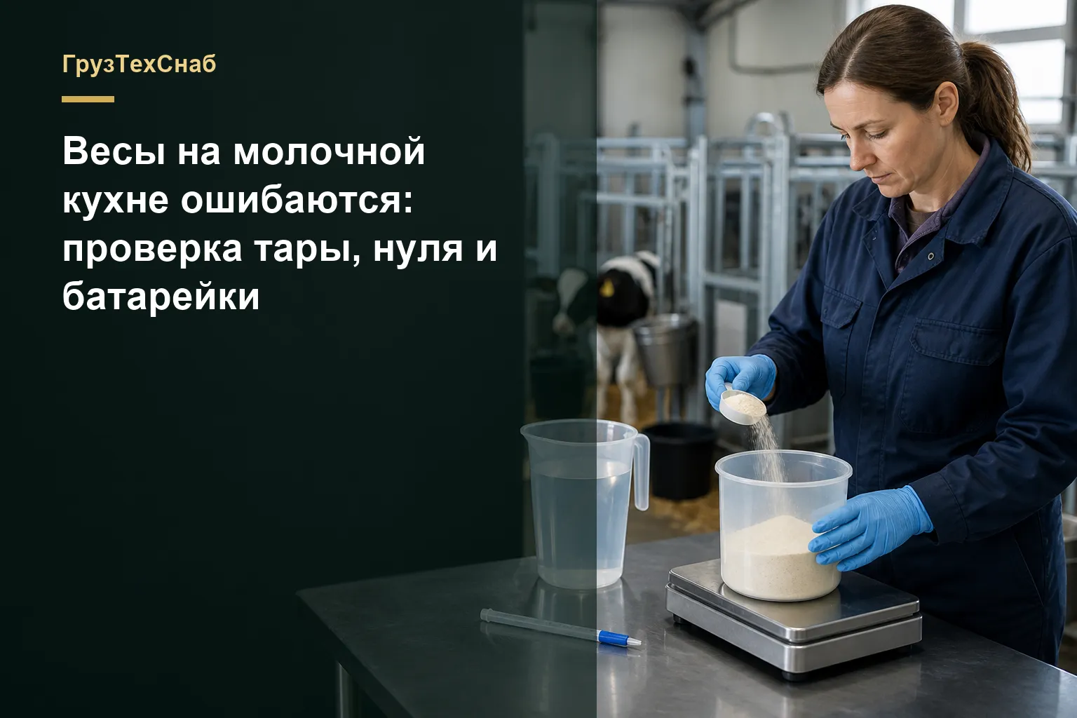 Весы на молочной кухне ошибаются: проверка тары, нуля и батарейки — ГрузТехСнаб