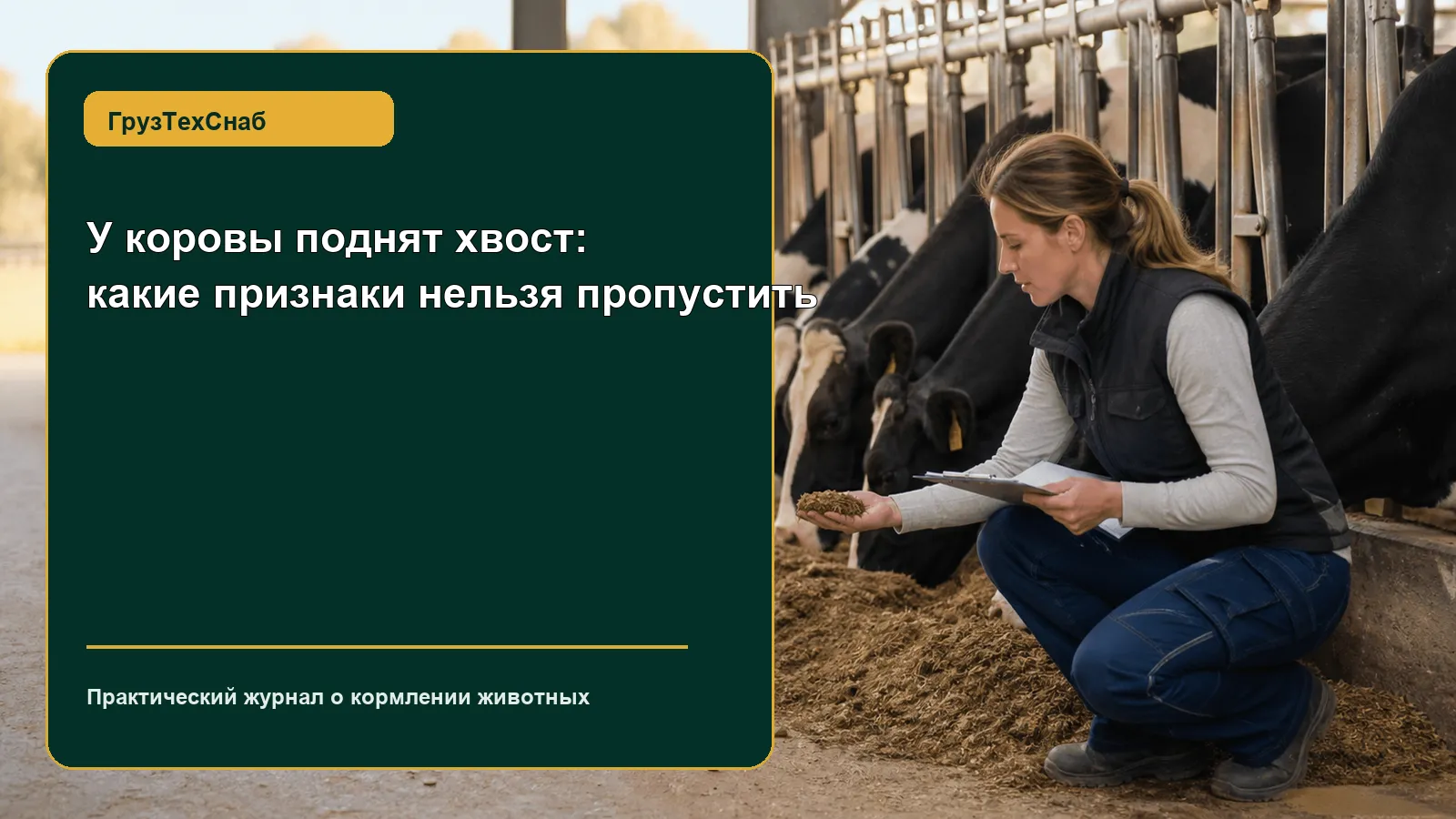 У коровы поднят хвост: какие признаки нельзя пропустить — ГрузТехСнаб